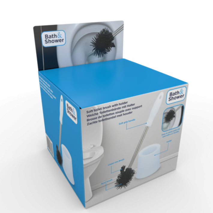 Load image into Gallery viewer, Bath shower toiletborstel met houder
