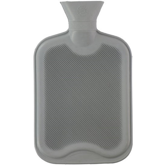 Warmwaterkruik 2 liter grijs of rood