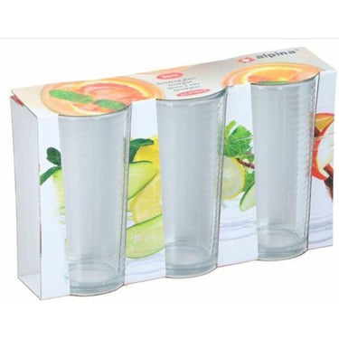 Alpina drinkglas 270ml ã˜6,5x13,5cm set a 3 stuks