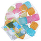 Lifetime cooking ijsblokjes vierkant 2,7x2,7cm 20 stuks in netje 2 assorti kleuren (per1 netje)