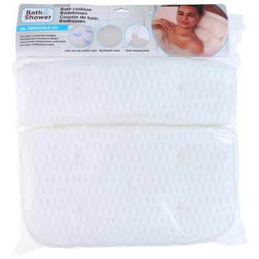 Touch of beauty bad kussen 39x34x9,5cm, met anti-slip, ademend stof en ophanghaak