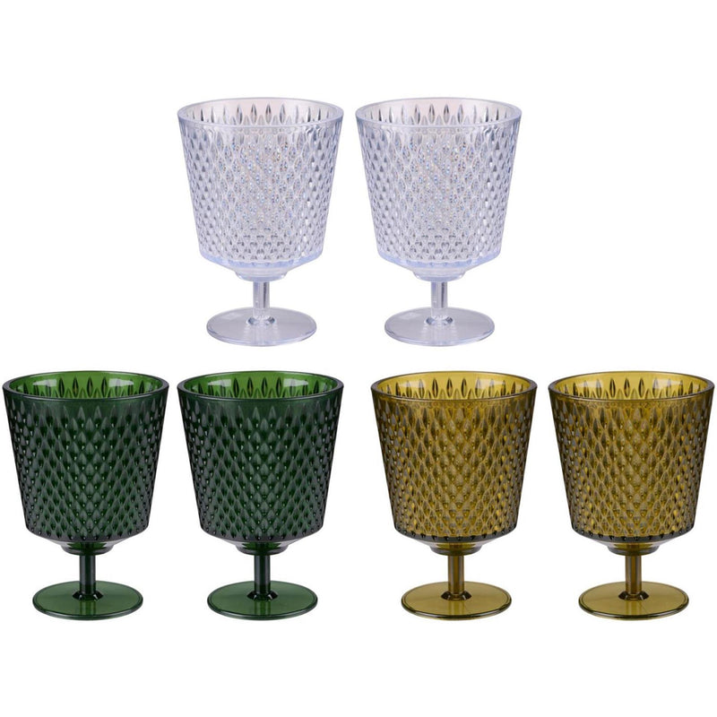 Load image into Gallery viewer, Alpina wijnglazenset 2-delig 200ml kunststof
