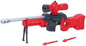 Eddy toys transformer robot gun 2-in-1 - verandert van robot naar geweer - ideaal voor fantasierijk en creatief speelplezier - compact en licht ontwerp - afmetingen 20x2x8 cm - kleur rood zwart