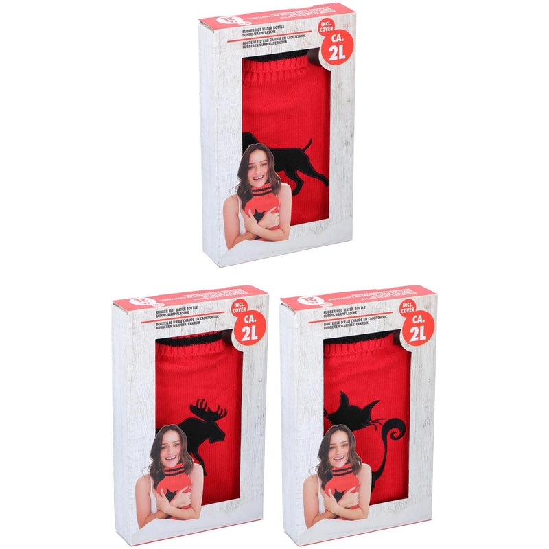 Load image into Gallery viewer, Lifetime warmwaterkruik met gebreiden hoes 2l
