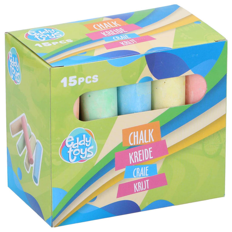 Afbeelding laden in galerijviewer, Eddy toys stoepkrijt - 15dlg.
