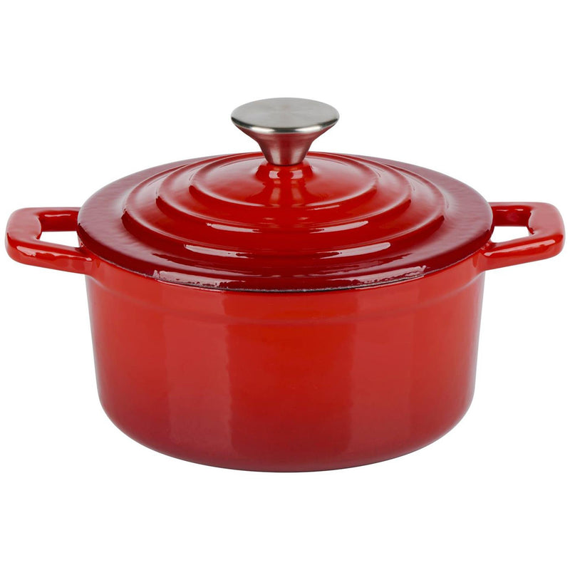 Load image into Gallery viewer, Alpina braadpan gietijzer ø14cm rood 800ml
