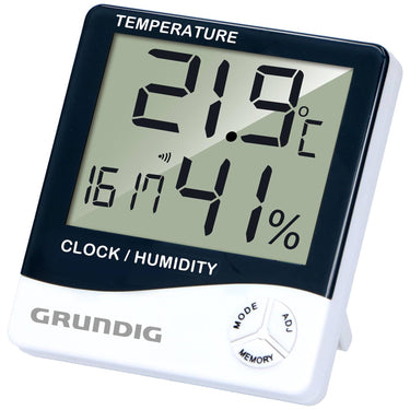 Grundig weerstation digitaal 10x10x2,5cm