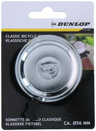 Dunlop klassieke zilveren fietsbel