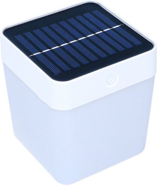 Grundig solar lamp tuinverlichting op zonne energie wit oranje blauw groen licht tot 8 uur licht