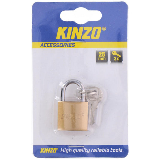 Kinzo hangslot 25mm