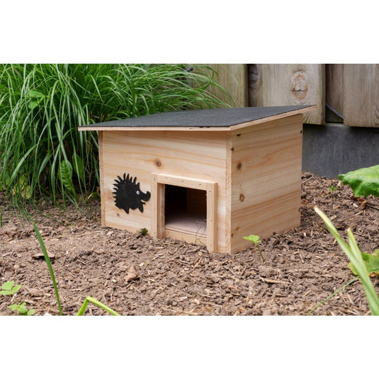 Lifetime garden houten egelhuis 32x26x20 cm