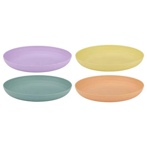 Alpina borden pastelkleuren ã˜18cm set a 4 stuks