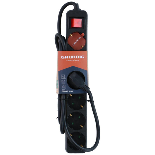 Grundig stekkerdoos schakelaar 6-voudig