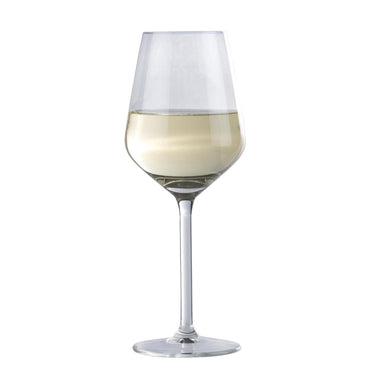 Alpina wijnglazen witte wijn - 6 stuks witte wijnglazen - wijnglas 37cl - wijnglazen set - glazenset voor diner - wijn glazen - helder glas