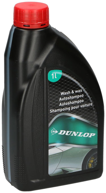 Dunlop autoshampoo - schuimend - verwijdert vet insecten - 1 liter - zwart