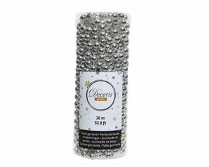 Kralenketting 80mmx10m - zilver