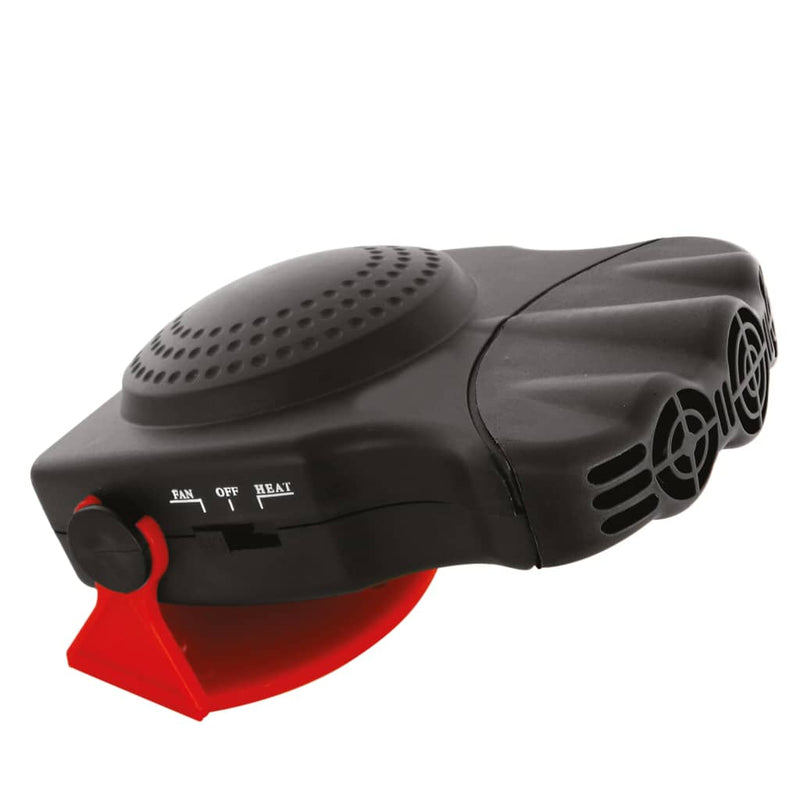 Load image into Gallery viewer, Carpoint Autoventilator 12 Volt 19 cm zwart rood
