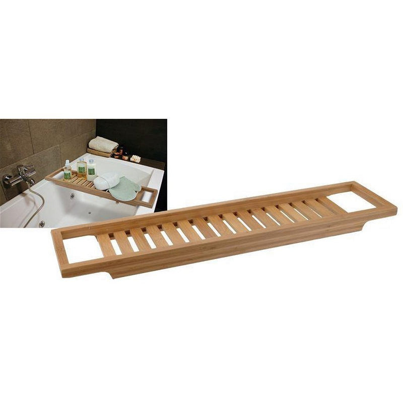 Afbeelding laden in galerijviewer, Bathroom solutions bamboe badrek 64x15 cm

