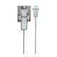 Pro garden regenmeter transparant 75 cm