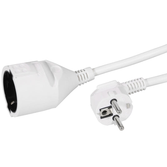 Q-link verlengsnoer - randaarde - 2500w - 3 x 1.5 mm� - 3 m - wit
