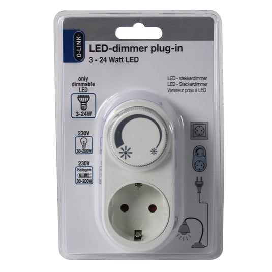 Q link q-link universeel stekkerdimmer led 3-24w