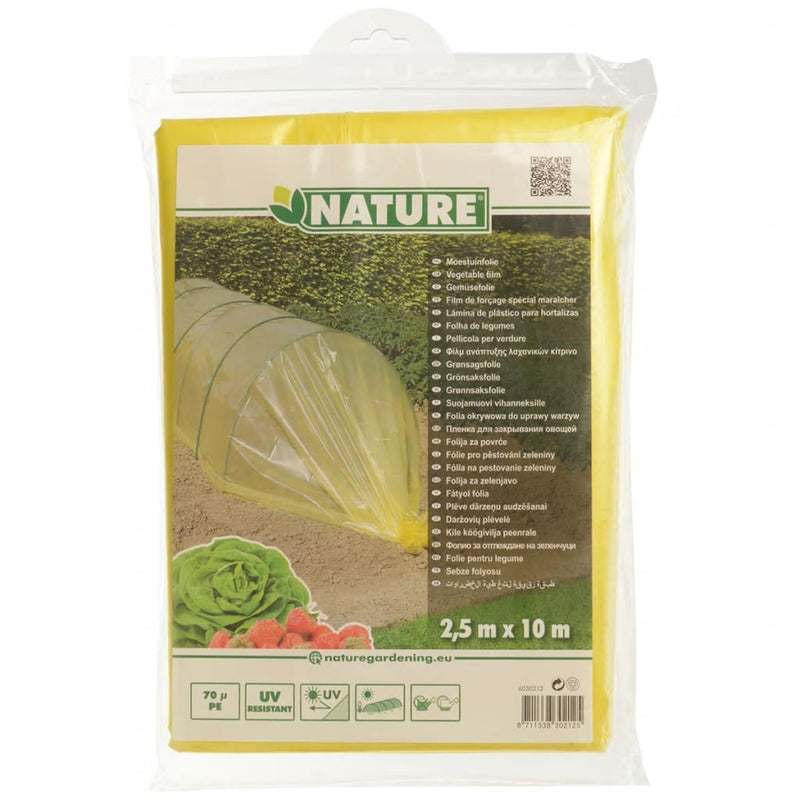 Load image into Gallery viewer, Nature moestuinfolie 2,5x10 m geel 6030212
