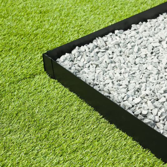 Nature borderranden 3 st 91,4x10,2 cm zwart