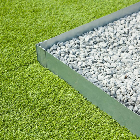 Nature borderranden 3 st 91,4x10,2 cm staal