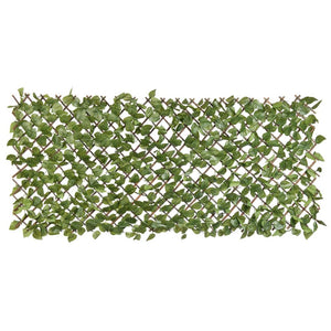 Nature tuinlatwerk met laurier groene bladeren 90x180 cm