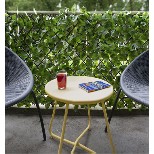 Nature tuinlatwerk met laurier groene bladeren 90x180 cm