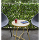 Nature tuinlatwerk met laurier groene bladeren 90x180 cm