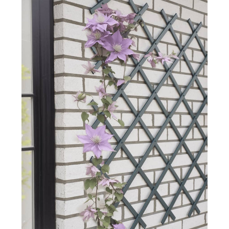 Load image into Gallery viewer, Nature tuinlatwerk 50x150 cm pvc antracietkleurig
