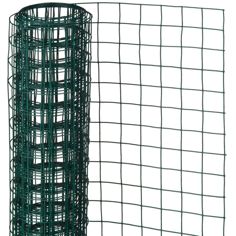 Load image into Gallery viewer, Nature gaas vierkant 0,5x2,5 m 13 mm kunststof gecoat staal groen
