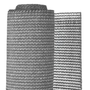 Nature - schermgaas - 1 x 3m - grijs - met bevestiging-set