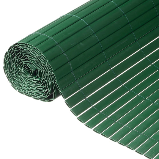 Nature tuinscherm dubbelzijdig 1,5x3 m pvc groen