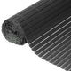 Nature tuinscherm dubbelzijdig 1x3 m pvc antraciet