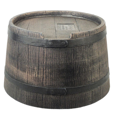 Nature regentonstandaard met hout-look 30,5x58 cm bruin