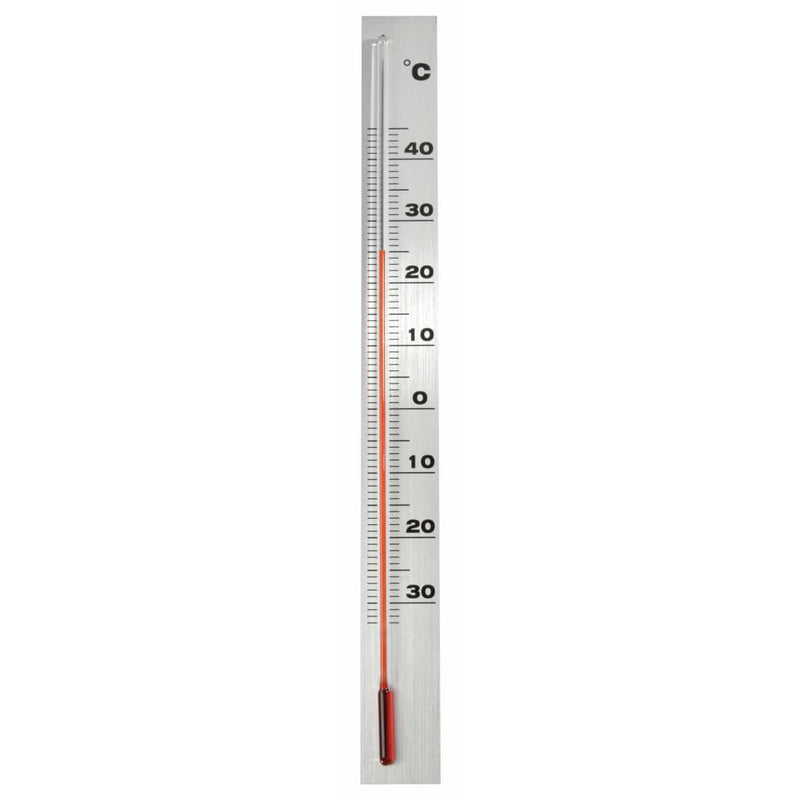 Load image into Gallery viewer, Nature Nature Wandthermometer 3,8x0,6x37 cm aluminium
