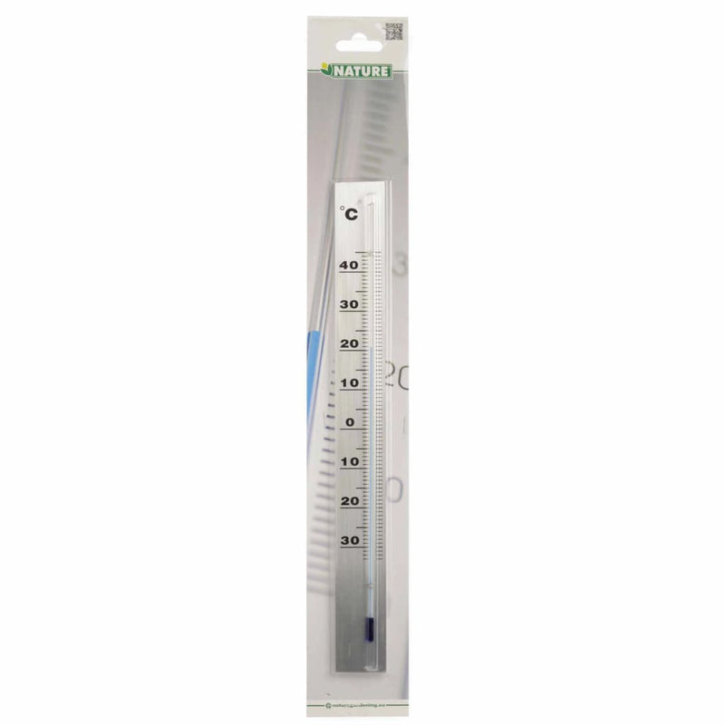 Load image into Gallery viewer, Nature Nature Wandthermometer 3,8x0,6x37 cm aluminium
