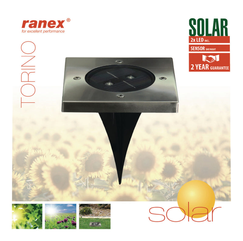 Load image into Gallery viewer, Ranex ra-5000406 led solar grondspot rvs
