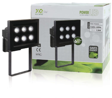 Ranex xq-1011 zwarte aluminium led (6x) buitenlamp