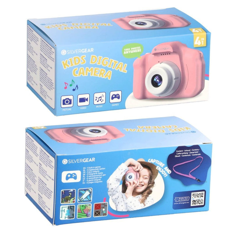 Load image into Gallery viewer, Overige Merken Silvergear Full HD Kindercamera Roze Blauw
