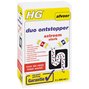 Hg dua ontstopper 2x 0,5 l