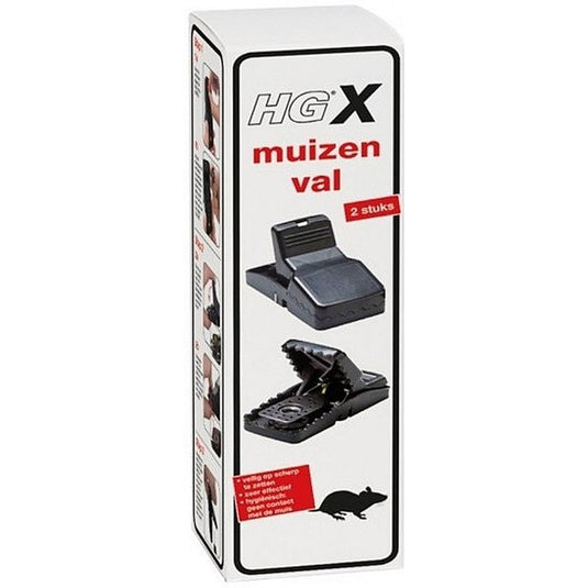 Hg x muizenval 2 stuks