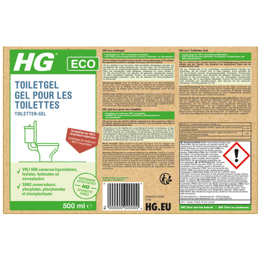 Hg eco toiletgel