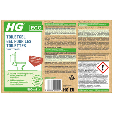 Hg eco toiletgel 500ml flacon