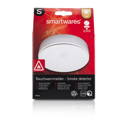 Smartwares rm218 rookmelder set 3 stuks wit