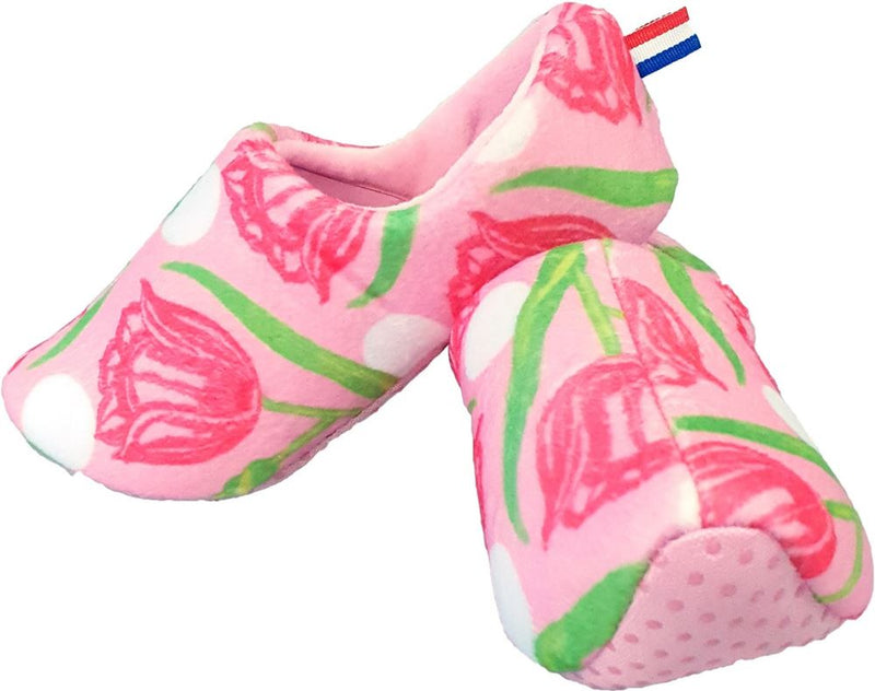 Load image into Gallery viewer, Pantoffels tulpen print. maat 20-24.
