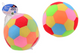 Johntoy happy world bal met rammel 18 cm.