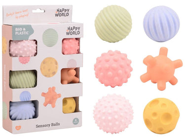 Johntoy motoriek en zintuigballen (bioplastic)